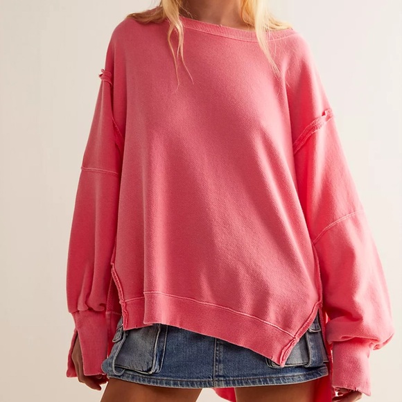 NEW! Free People Camden Sweatshirt - Picture 2 of 7